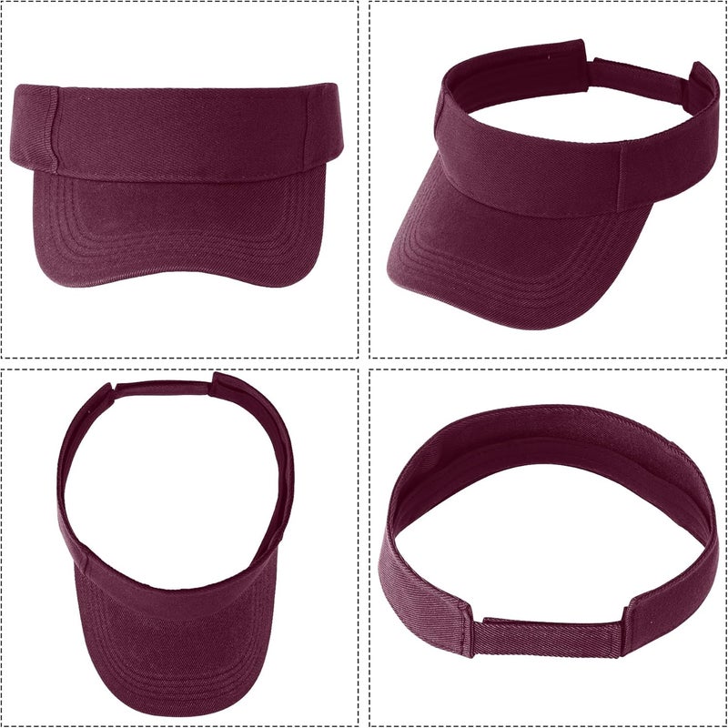 Marrywindix 1 Piece of Sport Wear Athletic Visor Sun Sports Visor Hat Visor Adjustable Cap for Women and Men (One Size) - Image 3
